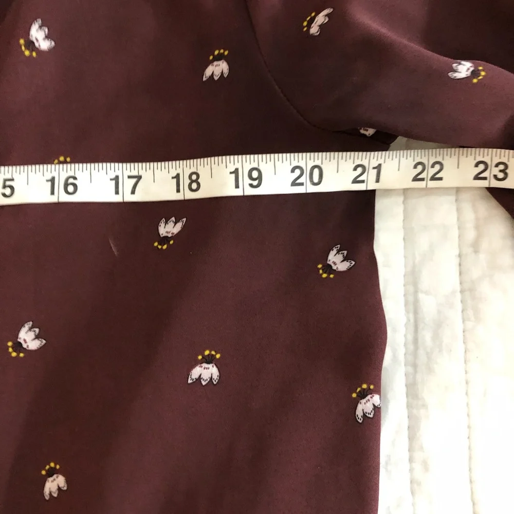 Loft long sleeve floral blouse - Picture 6 of 7